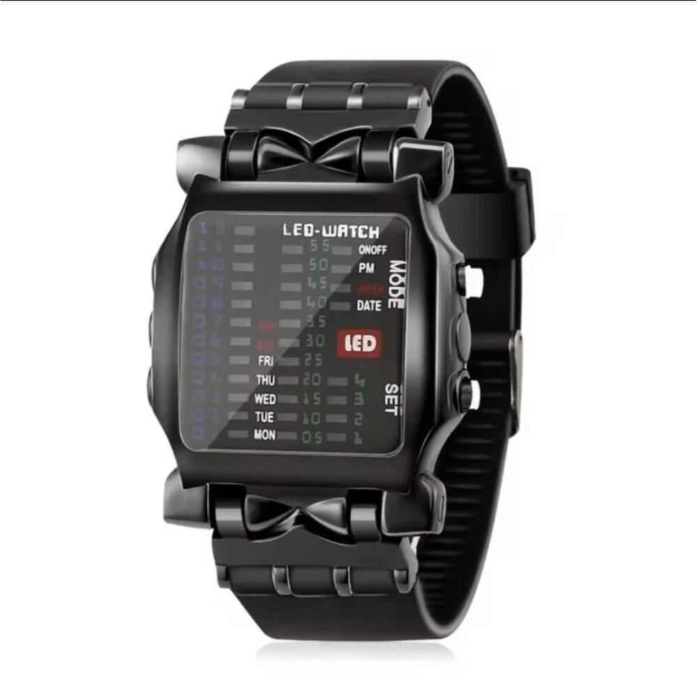 LED Watch for Men Fashionable Design Luminous Display(Accepting fair offers
